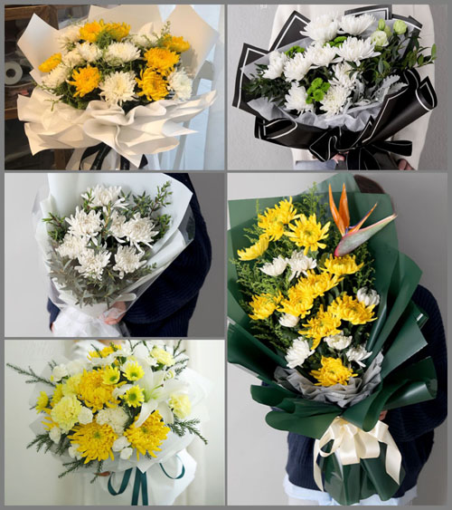 广东肇庆市封开县渔涝镇白事花束代送